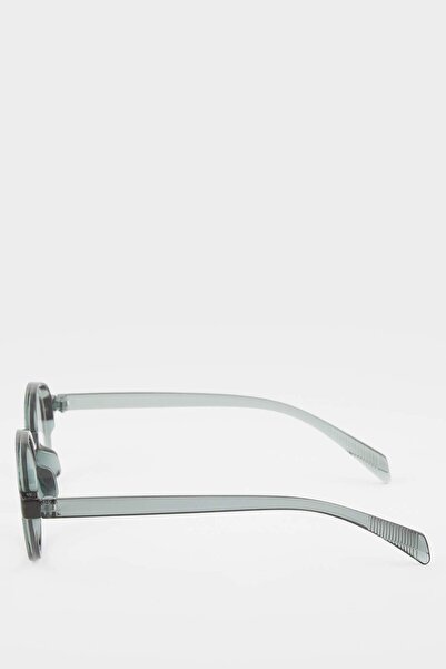 DeFacto Unisex Blue Glass Green Rimmed Reading Glasses F6069Axns