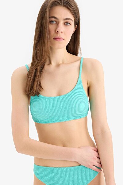 DeFacto Regular Fit Bürümcük Bikini Üstü-Fall in Love B7207AX25SM