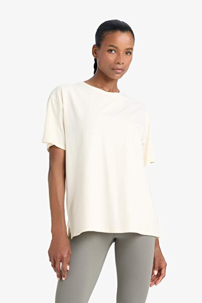 DeFacto DeFactoFit Comfort Fit Crew Neck Sportsman κοντομάνικο μπλουζάκι E3494AX25SM