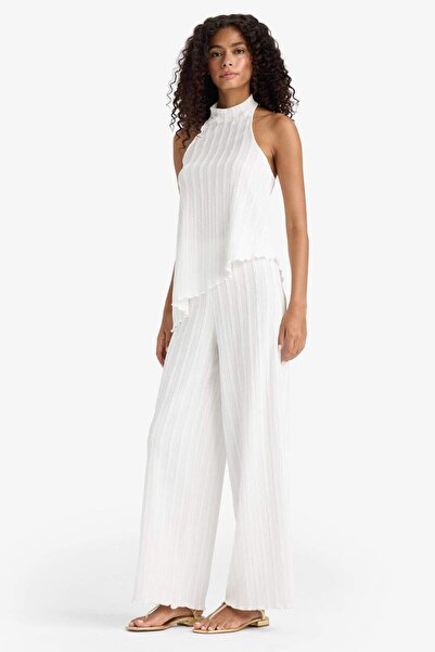 DeFacto Wide Leg Bürümcük Geniş Paça Pantolon F6172AX25SM