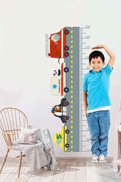 KT Decor المركبات والطرق ارتفاع متر مخطط تطوير الجدار ملصق