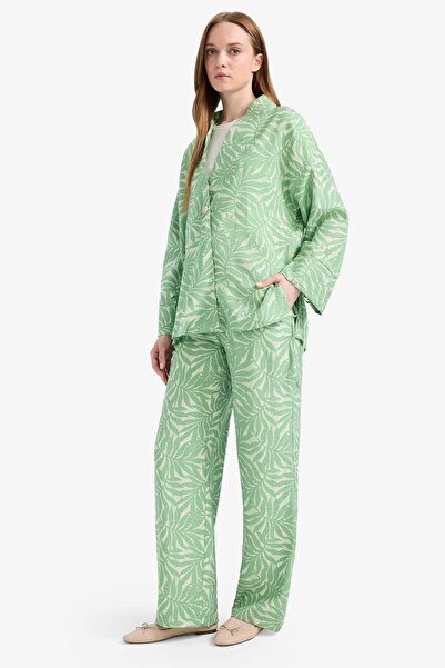 DeFacto Relax Fit Desenli Uzun Kollu Tunik E1110AX25SM