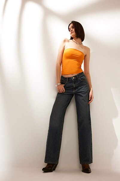 DeFacto Cool Fitted Strapless Blouse F5162Ax25Sm