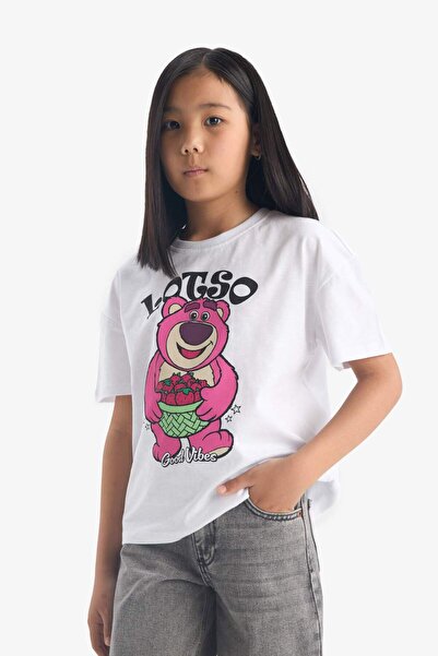 DeFacto Toy Story Relax Fit Kurzarm-T-Shirt mit Rundhalsausschnitt für Mädchen E6557A825HS