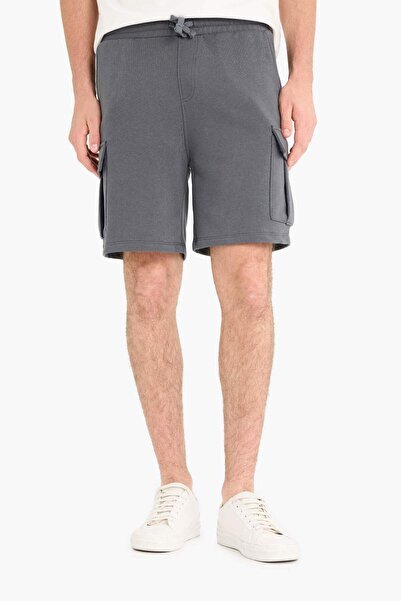 DeFacto Regular Fit Beli Bağcıklı Kargo Cepli Şort D9494AX25SM