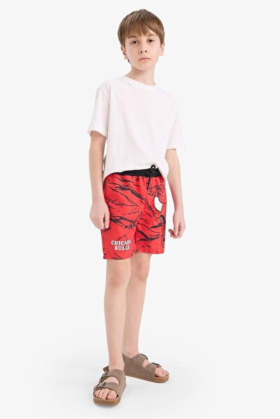 DeFacto Boy's Nba Chicago Bulls Sea Shorts E6484A825Hs