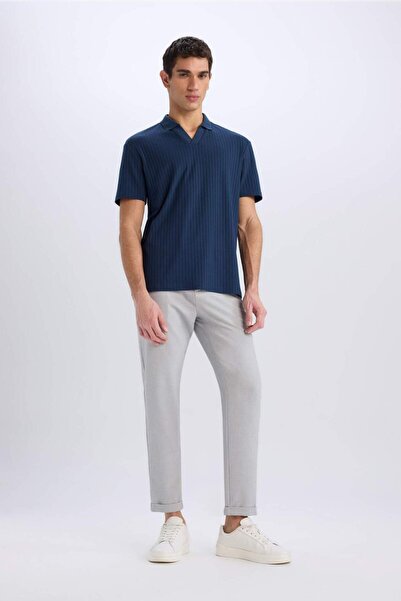 DeFacto Jogger Fermuarlı Paça Yazlık Kumaş Pantolon E4779AX25SM