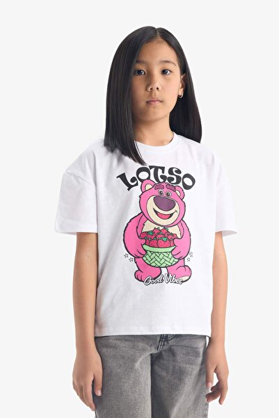 DeFacto Toy Story Relax Fit Kurzarm-T-Shirt mit Rundhalsausschnitt für Mädchen E6557A825HS