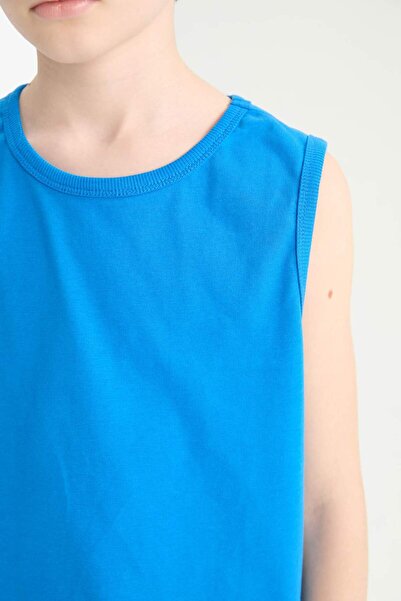 DeFacto Erkek Çocuk Bisiklet Yaka Atlet F0693A825HS