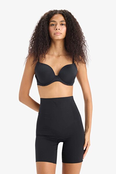 DeFacto شورت أسود مشد-Fall in Love E4741AX25SM