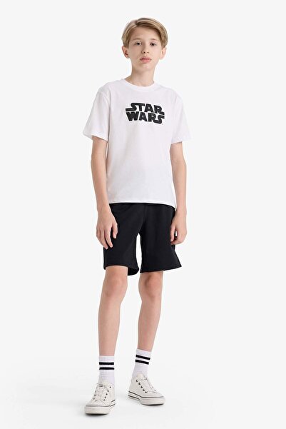 DeFacto Ανδρικό μπλουζάκι με κοντό μανίκι Star Wars Crew E4825A825SM