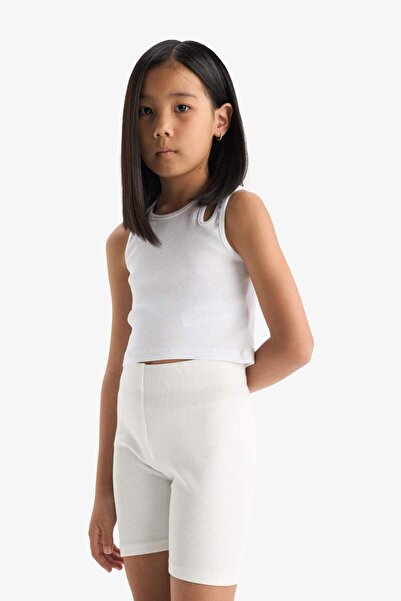 DeFacto Kız Çocuk Biker Fitilli Kaşkorse Tayt E5700A825HS