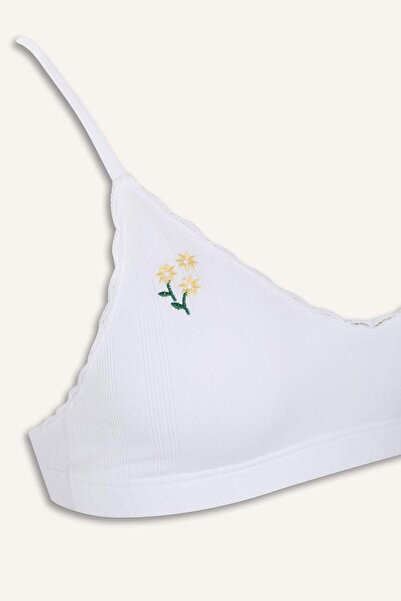 DeFacto Women's Floral 2-Piece Set Bra Panty -Fall in Love E6599Ax25Sm