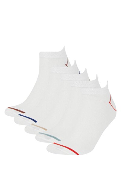 DeFacto Мъжки пакет от 5 чифта памучни чорапи D9958AXNS