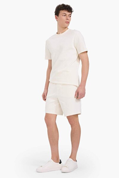 DeFacto Regular Fit Crew Neck Short Sleeve Cotton Heavy Fabric T-Shirt E2587Ax25Sm