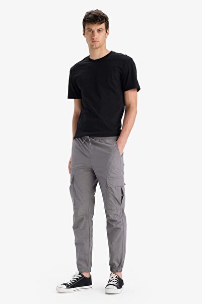 DeFacto %100 Pamuk Regular Kargo Cepli Yazlık Jogger Paraşüt Pantolon E2181AX25SM