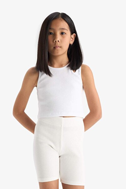 DeFacto Kız Çocuk Biker Fitilli Kaşkorse Tayt E5700A825HS