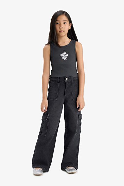 DeFacto Girl's Disney Mickey & Minnie Crew Neck Undershirt E6519A825Hs