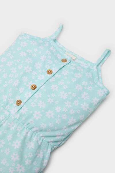 DeFacto Baby Girl Floral Strap Jumpsuit C0077A525Hs