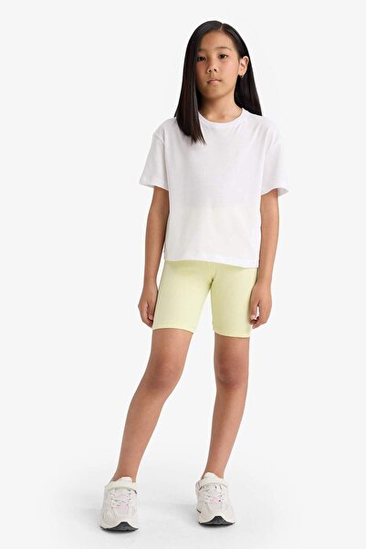 DeFacto Kız Çocuk Biker Fitilli Kaşkorse Tayt E5700A825HS