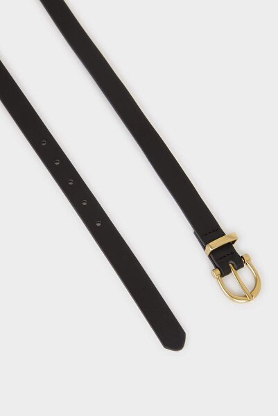 DeFacto Women's Faux Leather 2-Piece Casual Belt E7898Axns