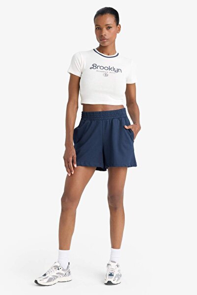 DeFacto DeFactoFit Oversize Geniş Kalıp Kısa Paça Sporcu Şort C6135AX25SM