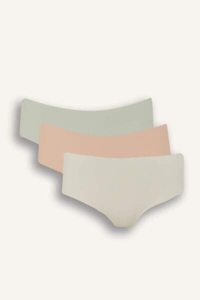 DeFacto Micro 3-Pack Hipster Panties -Fall in Love E4938Ax25Sp
