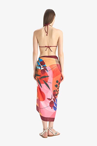 DeFacto Desenli Saten Pareo F1465AXNS