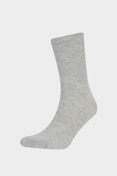 DeFacto Men's Comfortable Elastic 3-Piece Cotton Long Socks Z0806Azns