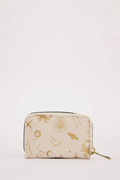 DeFacto Women's Space Printed Coin Purse E5468Axns