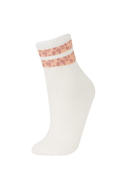 DeFacto Kadın 3'lü Pamuklu Soket Çorap E2166AXNS