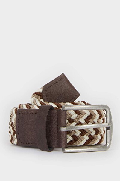 DeFacto Curea casual pentru bărbați cu cataramă dreptunghiulară F5045AXNS