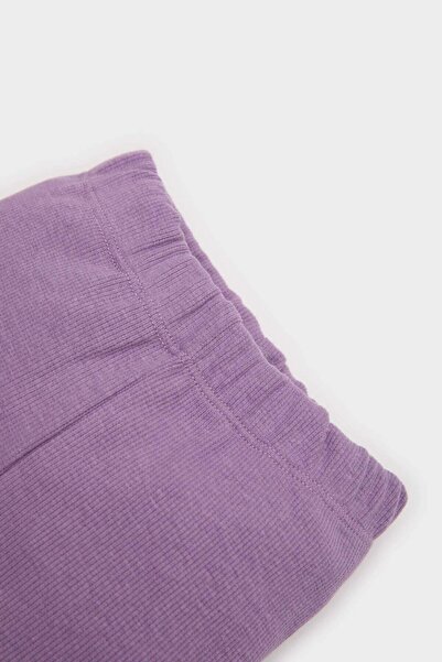 DeFacto Kız Bebek Fitilli Kaşkorse Beli Lastikli Şort E8247A525SM