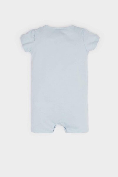 DeFacto Erkek Bebek Yenidoğan Snoopy Penye Kısa Kollu Tulum E9554A525SM