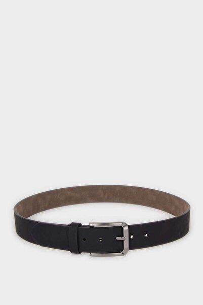 DeFacto Erkek Dikdörtgen Toka Suni Deri Günlük Kemer F3124AXNS