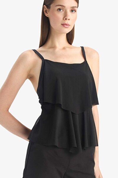 DeFacto Τυπική εφαρμογή Tulle Tankini-Fall in Love E3293AX25SM