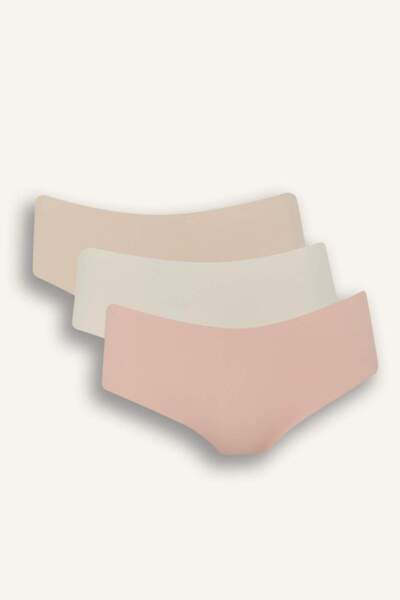 DeFacto Micro 3-Pack Hipster Panties-Fall in Love E4938Ax25Sp