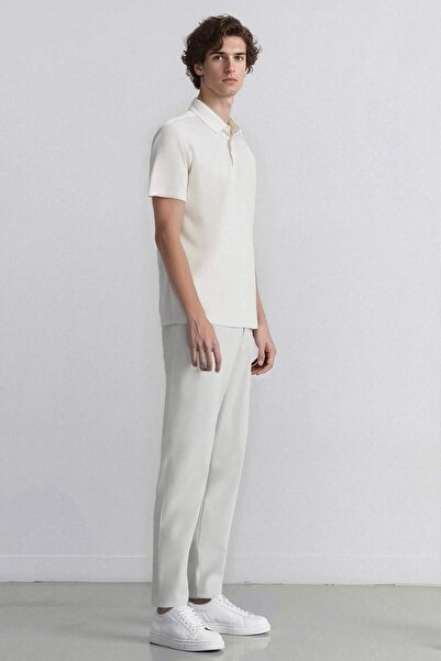 DeFacto DeFactoFit Slim Fit Dar Kesim Standart Paça Esnek Multifonksiyonel Dokuma Sporcu Pantolon E3333AX25S