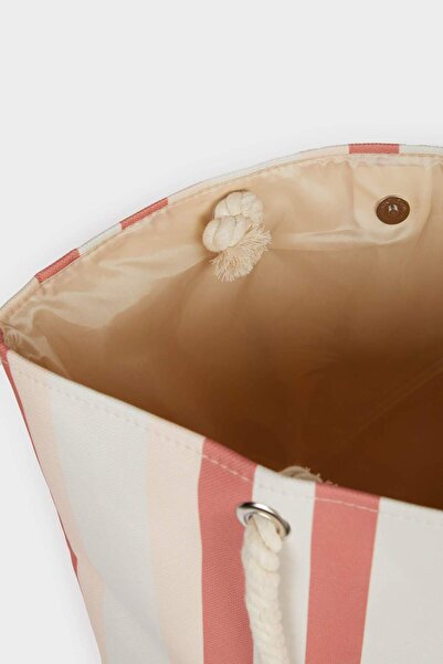 DeFacto Damen Strandtasche mit Ananas-Muster E7393AXNS