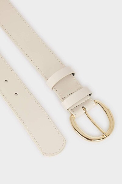 DeFacto Γυναικεία ζώνη τζιν από συνθετικό δέρμα με μεγάλη πόρπη F1899AXNS