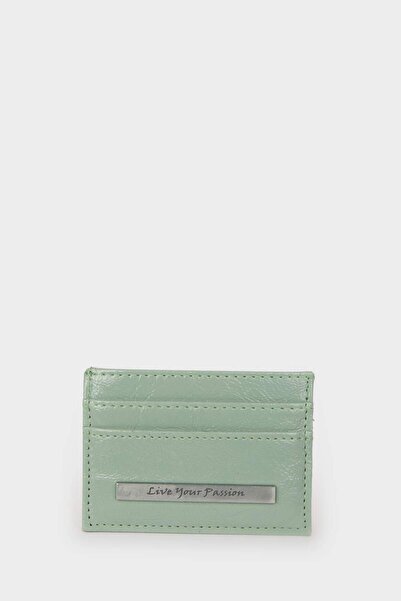 DeFacto حاملة بطاقات من الجلد الصناعي للسيدات E4965AXNS