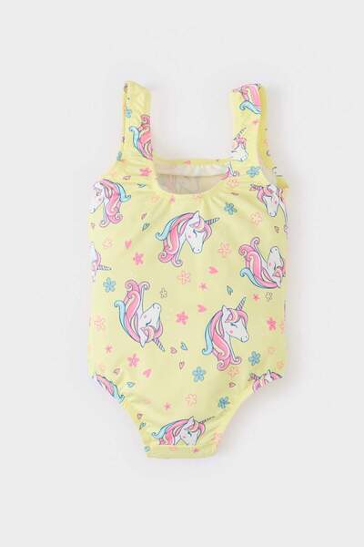 DeFacto Kız Bebek Desenli Mayo C0788A525SM