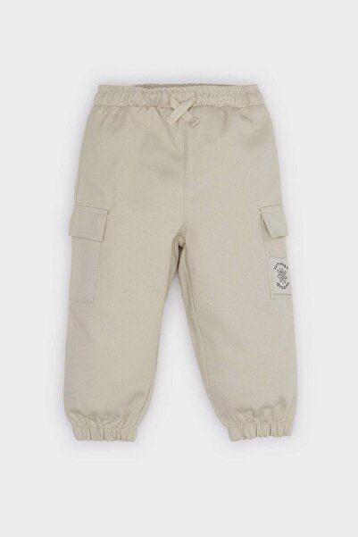 DeFacto Baby Boy Elastic Waist Cargo Pocket Gabardine Trousers E2010A525Sp