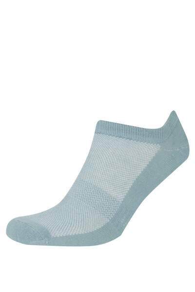 DeFacto Men's 3-Pack Cotton Sneaker Socks D9954Axns