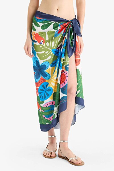 DeFacto Desenli Saten Pareo F1463AXNS