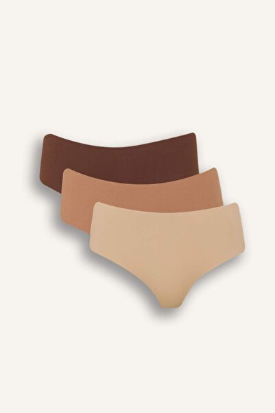 DeFacto Micro 3-Pack Hipster Panties-Fall in Love E4938Ax25Sp