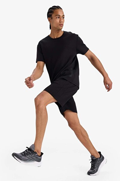 DeFacto DeFactoFit Standart Fit Modal Kumaş Sporcu Kısa Paça Şort D9311AX25SP