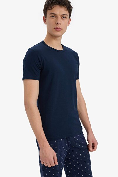 DeFacto Slim Fit Slim Fit Crew Neck Top L4885Az25Sp