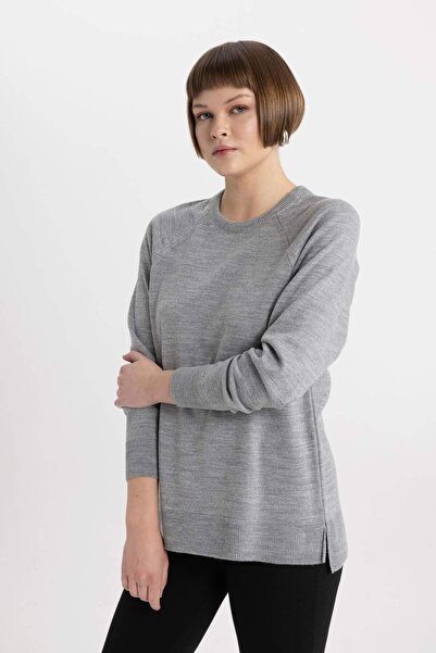 DeFacto Relax Fit Knitwear Sweater B7866Axns