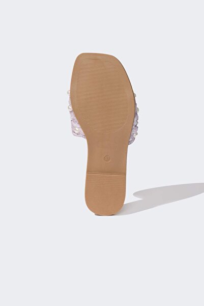 DeFacto Kadın İnci Detaylı Düz Taban Terlik E2501AX25SM